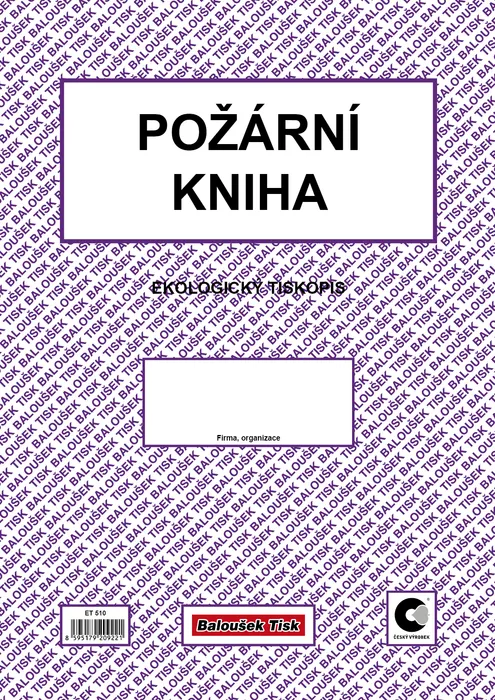 Termék főképe Požární kniha ET510