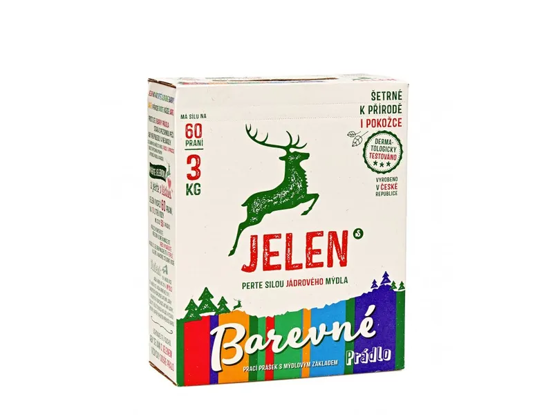 Termék főképe Prací prášek JELEN na barevné prádlo 3 kg