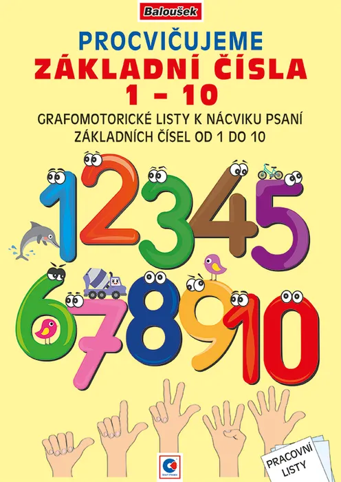 Termék főképe Pracovní listy - A4 - Procvičujeme základní čísla 1-10