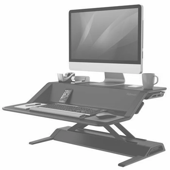 Termék főképe Pracovní stanice "Sit-Stand Lotus™", černá, FELLOWES