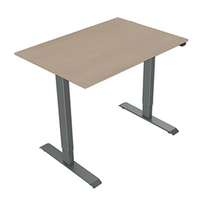 Termék főképe Pracovní stůl, elektricky nastavitelná výška, javor, 75x140cm, hloubka 500 mm, 100V-240V,