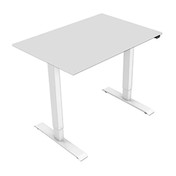Termék főképe Pracovní stůl, elektricky nastavitelná výška, šedá deska, 75x159cm, hloubka 500 mm, 100V-