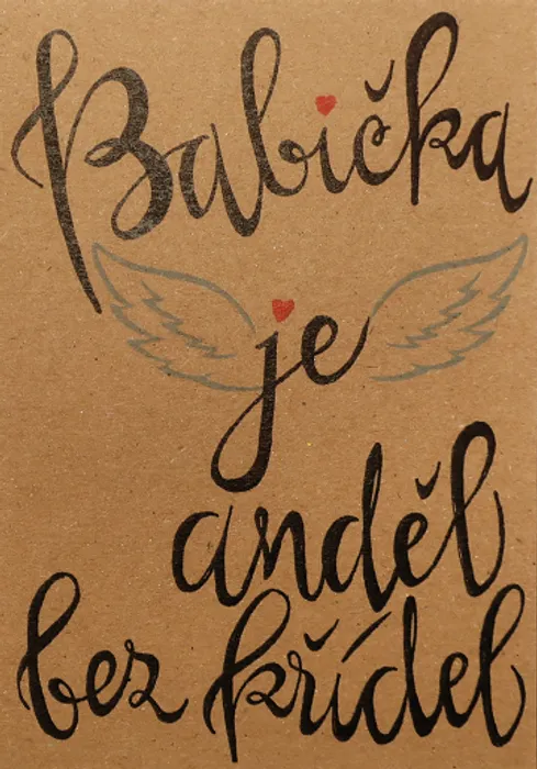 Termék főképe Přáníčko BeBechy - recyklovaný papír - Babička