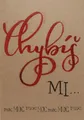 BeBechy üdvözlőlap - újrahasznosított papír - Hiányzol