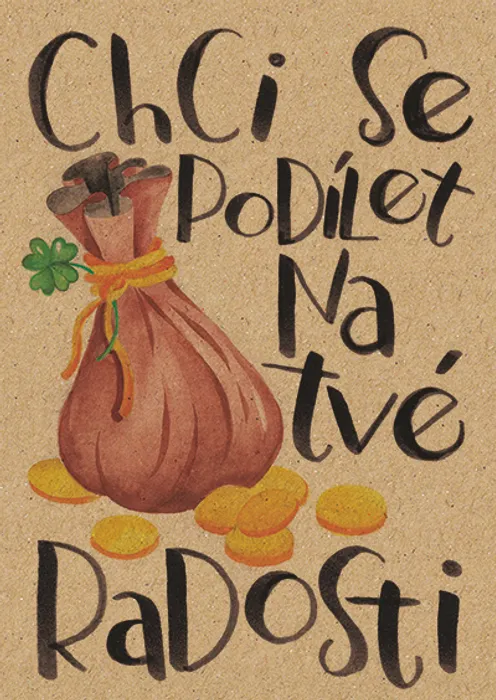 Termék főképe Přáníčko BeBechy - recyklovaný papír - Měšec