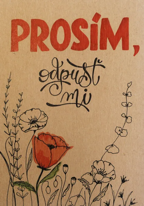 Termék főképe Přáníčko BeBechy – recyklovaný papír – Odpusť