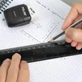Vonalzó fekete, rugalmas MILAN 30 cm
