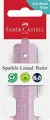 Faber-Castell Sparkle vonalzó 15 cm, színkeverék, extra tartós [1 db]