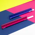 Fém vonalzó Fém tapintás 15 cm + gumi