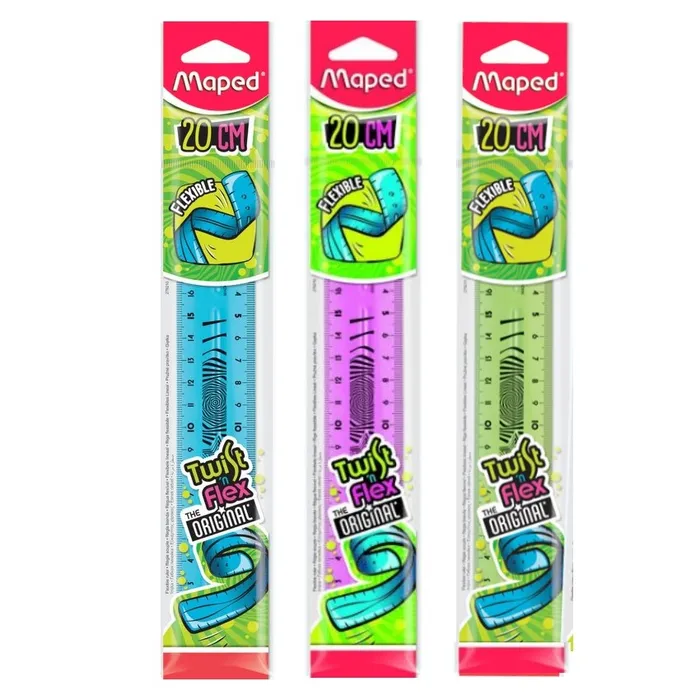 Termék főképe Pravítko Maped Twist´n Flex - 20 cm, mix barev