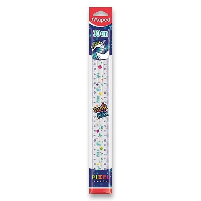 Termék főképe Pravítko Maped Twist´n Flex Pixel Party 30 cm