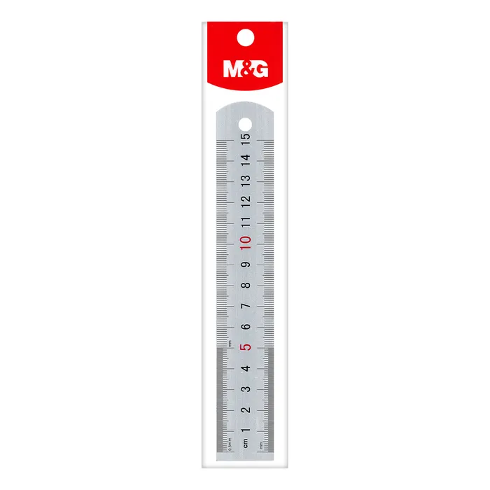 Termék főképe Pravítko M&G 15 cm, hliníkové
