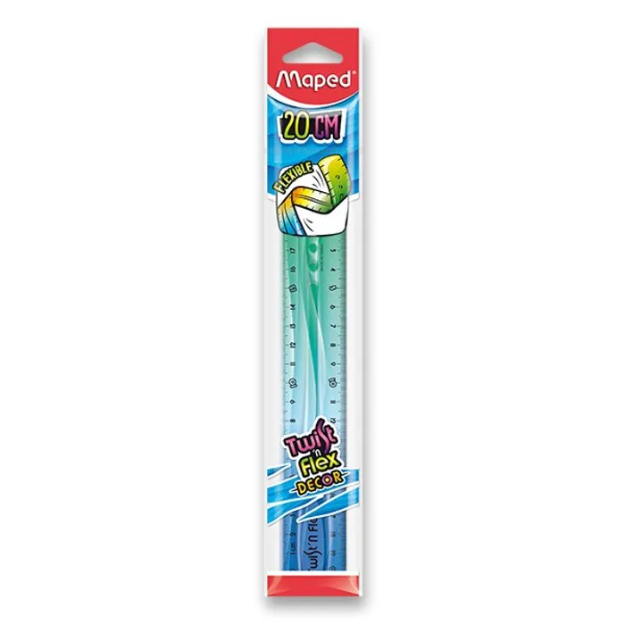 Termék főképe Pravítko Twint´n Flex duhové - 20 cm, mix barev