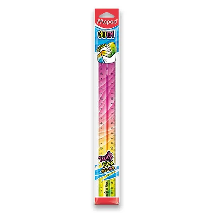 Termék főképe Pravítko Twint´n Flex duhové - 30 cm, mix barev