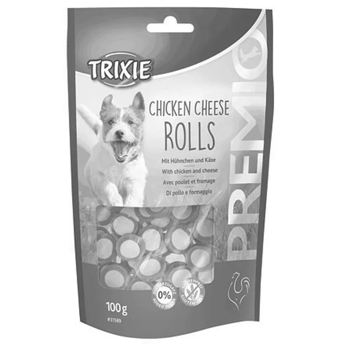 Termék főképe PREMIO Chicken Cheese Rolls, kuřecí sýrová rolka 100 g