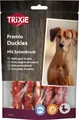 Következő termékkép Premio DUCKIES csontok kalciummal bevonva kacsahússal 100g