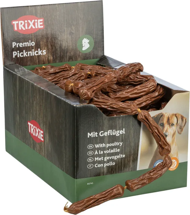 Termék főképe Premio PICKNICKS klobásky - drůbeží maso 8g, 200ks - TRIXIE
