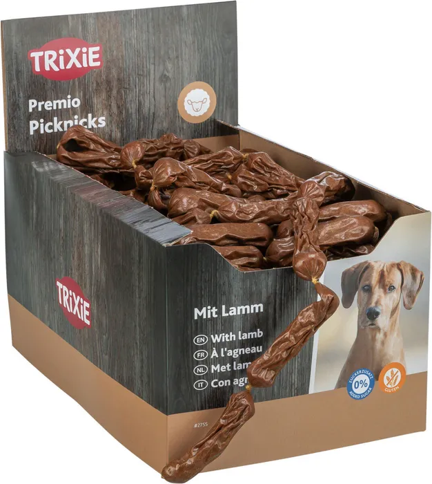 Termék főképe Premio PICKNICKS klobásky - jehněčí maso 8g,TRIXIE