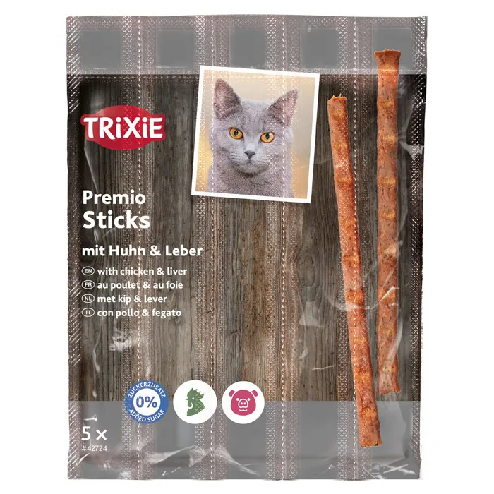 Termék főképe PREMIO Quintett tyčinky drůbeží/játra 5 x 5 g