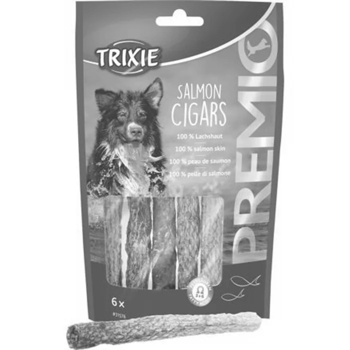 Termék főképe PREMIO Salmon Cigars 100 % lososí kůže, 6 ks / á 12,5 cm /70 g