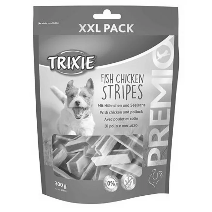 Termék főképe Premio STRIPES Ligh pásky kuře-losos XXL 300 g