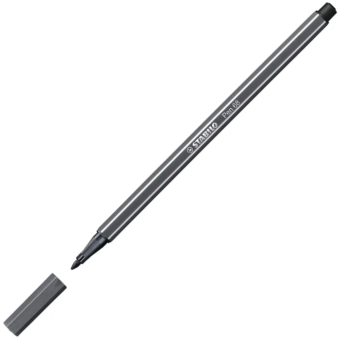 Termék főképe Prémiový vláknový fix - STABILO Pen 68 - 1 ks - černošedá