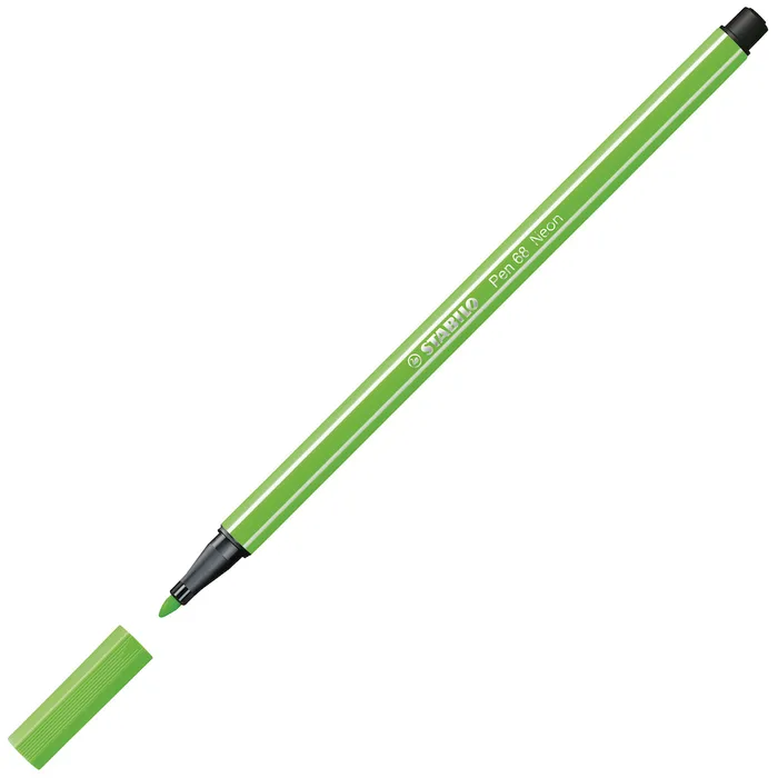 Termék főképe Prémiový vláknový fix - STABILO Pen 68 - 1 ks - fluorescenční zelená