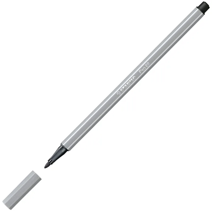 Termék főképe Prémiový vláknový fix - STABILO Pen 68 - 1 ks - stříbrošedá