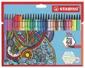 Prémium szálas jelölő - STABILO Pen 68 - 30 db szett