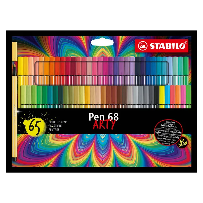 Termék főképe Prémiový vláknový fix - STABILO Pen 68 - ARTY - 65 ks sada