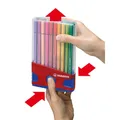 Prémium szálas jelölő - STABILO Pen 68 - ColorParade - 20 db íróasztal kék/piros