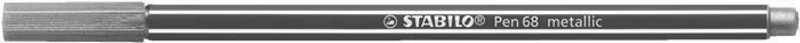 Termék főképe Prémiový vláknový metalický fix - STABILO Pen 68 metallic - 1 ks - stříbrná
