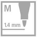 Következő termékkép Prémium szálas fém marker STABILO Pen 68 metál - 8 darabos készlet