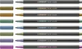 Következő termékkép Prémium szálas fém marker STABILO Pen 68 metál - 8 darabos készlet