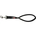Következő termékkép PREMIUM rövid póráz lapos fekete M-XL 30 cm/25 mm