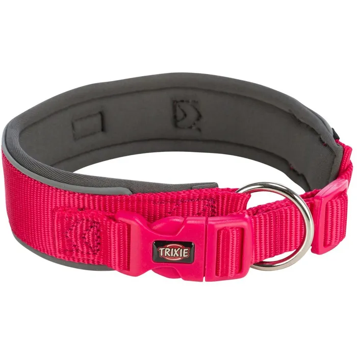 Termék főképe PREMIUM obojek extra široký, fuchsia/grafit XS-S: 27-35 cm/25 mm