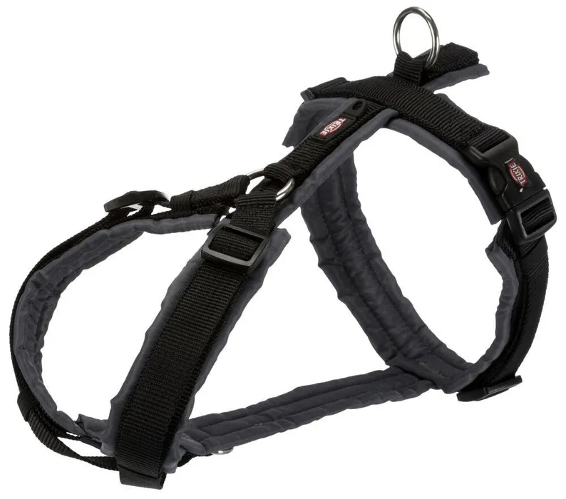 Termék főképe PREMIUM trekingový postroj - černá/grafit M-L:hruď:62-74cm/25mm