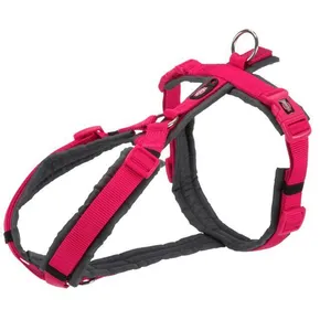 PREMIUM trekingový postroj, fuchsia/grafitL:hruď:70-85cm/25mm