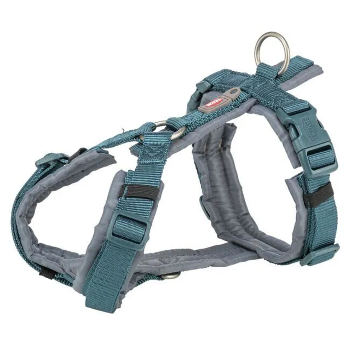Termék főképe Premium trekingový postroj, petrolejová/grafitS-M: 44-53/20 mm