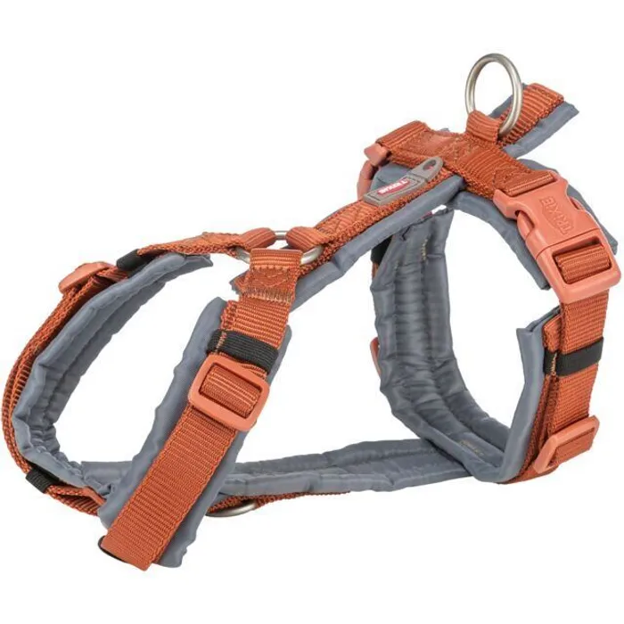 Termék főképe Premium trekingový postroj, rezavá/grafitM-L: 62-74 cm/25 mm