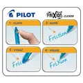 Újraírható görgős Pilot FriXion Ball Clicker 0.7 - rózsaszín