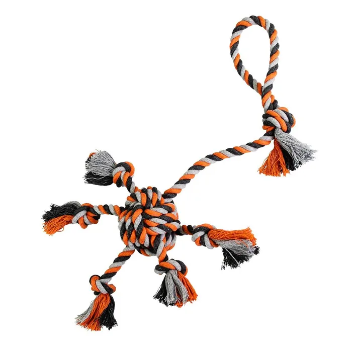 Termék főképe Přetahovadlo OCTOPUS HipHop s 5 rameny 51 cm / 180 g šedá, tm.šedá, oranžová