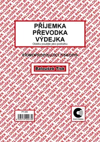 Příjemka - převodka - výdejka A5 PT235