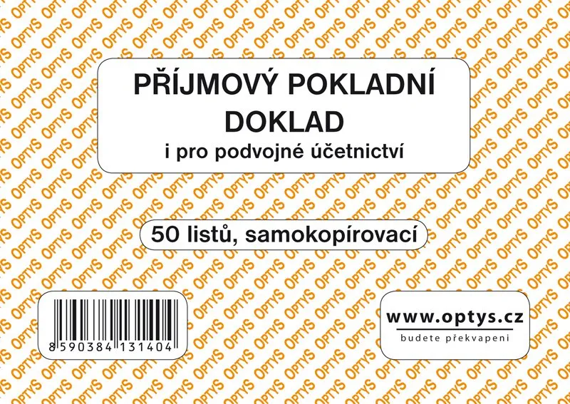 Termék főképe Příjmový doklad A6, samopropisovací, 50 listů 1314