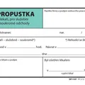 Következő termékkép Propustka A7, 100 listů 1147