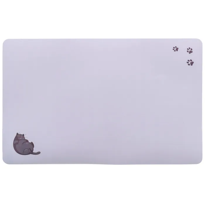 Termék főképe Prostírání pro kočky, Fat Cat s tlapkami, 44 x 28 cm, šedá