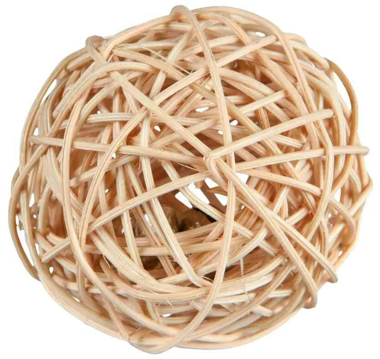 Termék főképe Proutěný míček s rolničkou 4cm TRIXIE