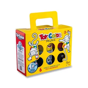 Ujjfestékek Toy Color 6 szín, 80 ml