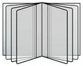 Átlátszó borító 80x115mm jogosítvány betét 300/140mic. [10 db]