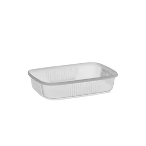 Doboz (PP) szögletes átlátszó 108 x 81 mm 125ml [100 db]